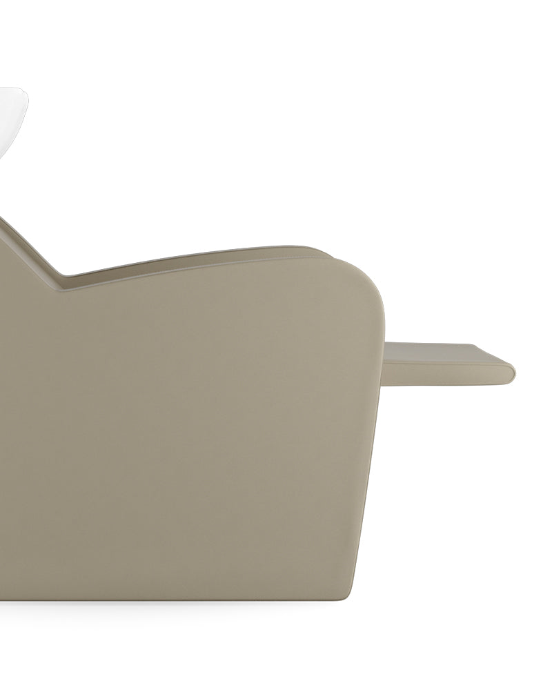 Fredda II - Beige massagevask med sort kumme